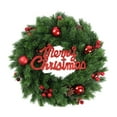 thumbnail image 4 of Christmas Wreath Wreath for Front Door Christmas Wreath Door Hanging Holiday Garland Decoration for Bedroom Home Garden Party D, 4 of 8
