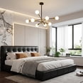 thumbnail image 4 of Deyidn 8-Light Sputnik Chandelier with Adjustable Height, Modern Black Gold Ceiling Light Fixture for Dining Room Kitchen Island, 4 of 10