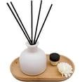 thumbnail image 4 of 2PCS Perfume Reed Diffuser Bottle,Empty Glass Container 100ml Fragrance Accessories use with Black Sticks for DIY Replacement (Matte White), 4 of 5