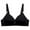 Black, variant on DPTALR Womens Dailywear Bars Embroidered Glossy Comfortable Breathable Bra Underwear No Rims
