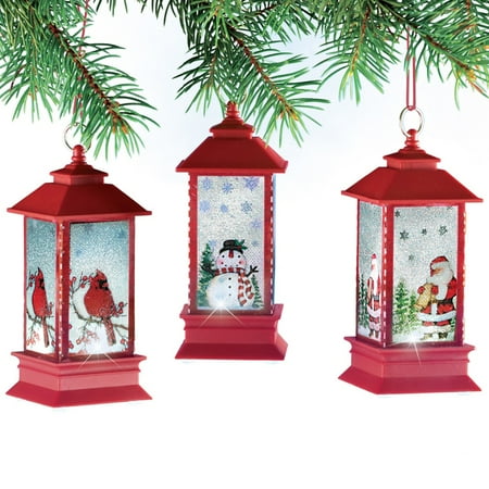 Lighted Red Lanterns Christmas Tree Ornaments - Set Of 3, Red Lighted Red Lanterns Christmas Tree Ornaments - Set Of 3, Red - Lighted Red Lanterns Christmas Tree Ornaments - Set Of 3, Red