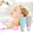 thumbnail image 2 of 4 PCS Silicone Travel Bottles  Leak Proof Squeezable Refillable Travel Accessories Toiletries Containers Travel Size, 2 of 7