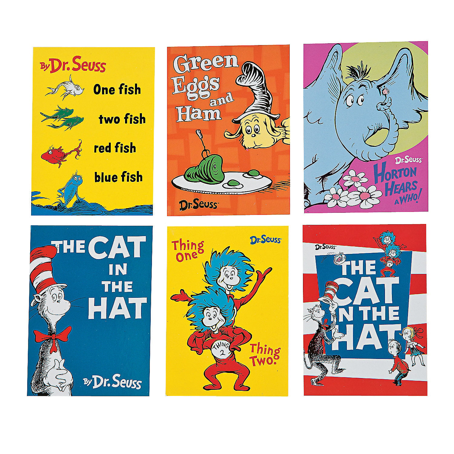 Seuss Party Favors 15 Green Eggs and Ham Large Stickers Dr 