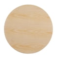 thumbnail image 3 of Modway Verne 28" Round Modern Wood & Metal Dining Table in Gold/Natural, 3 of 5