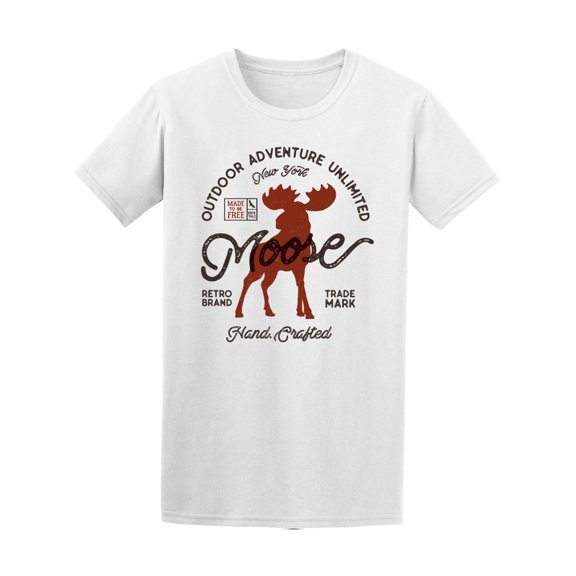 Outdoor Adventure Moose Tee Men's -Image by Shutterstock
