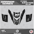 thumbnail image 2 of Kalair GFX Graphics Kit for Yamaha ATV BLASTER YFS 200 (2003-2006) Warrior Series, 2 of 5