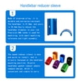 thumbnail image 2 of Eigraketly 2 uds manillar de bicicleta Shim Stem reductor aleación de aluminio espaciador negro Ciclismo Azul, 2 of 6