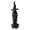 A/ 8 inch, variant on 8" Halloween Witch Miniature Figurines Home Decorations, Gothic Black Witch Statues Halloween Decorations, Exquisite Witch Desk Ornaments for Halloween Gifts