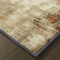 thumbnail image 2 of Oriental Weavers Evolution Area Rug 8001A Ivory Faded Crosshatch 2' 3" x 8' Rectangle, 2 of 2