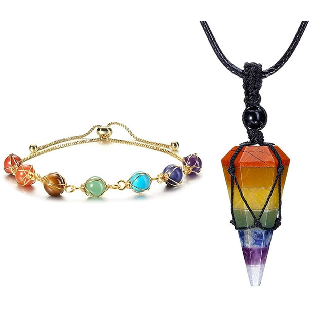 Healing crystal online ankle bracelet
