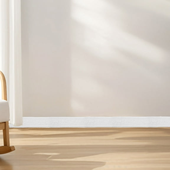 Hemoton WORGEOUS 1 Roll Self Adhesive Flexible Foam Molding Trim Wallpaper Border 3D Sticky Decorative Wall Lines Peel and Stick for DIY Decor