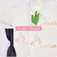 thumbnail image 6 of 2 Set Wedding Vow Books Officiant Wedding Day Card Bride and Groom Shower Gifts Booklet Keepsake Vow Renewal Notebook His and Hers Marriage Vows Cards with a Bow Tie or a Tulip, 6 of 9