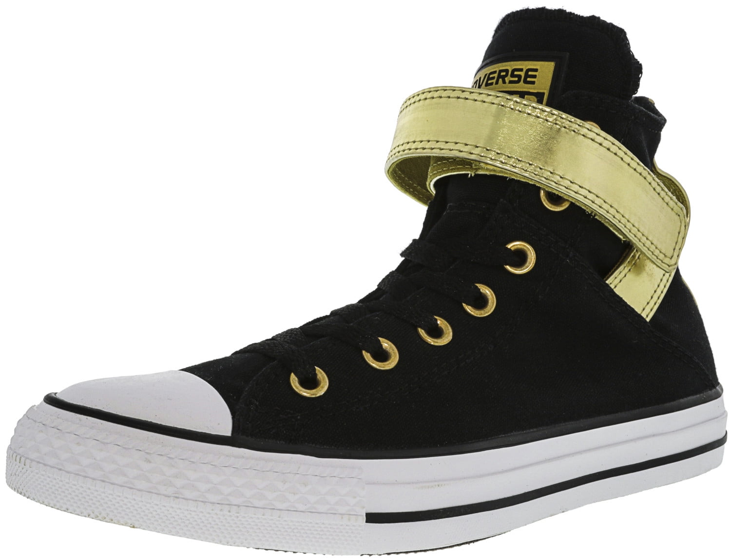 black and gold converse high tops