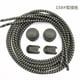 thumbnail image 2 of Paquete de 2 cordones * Seguridad reflectante Cordones de bloqueo elásticos 120 cm Redondo Trimsable Reutilizable Cuerdas de ejecución Reemplazo Verde Kenally AP004180-02, 2 of 7
