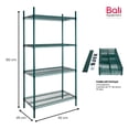 thumbnail image 3 of Anaquel Metálico Industrial De Acero 4 Niveles 92 x 45 x 182 cm, 3 of 3