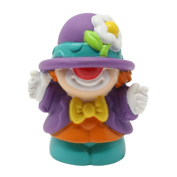 Replacement Part for Fisher-Price Little People Collectible Circus Train and Fun Park Carnival Dollhouse Playset - 72373 - Smiley The Clown Figure