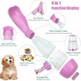 thumbnail image 6 of Dog Water Bottle, 4 in 1 Portable Foldable Dog Water Dispenser with Food Storage and Dog Poop Bag Storage for Pets Outdoor Walking Hiking Travel, 6 of 7