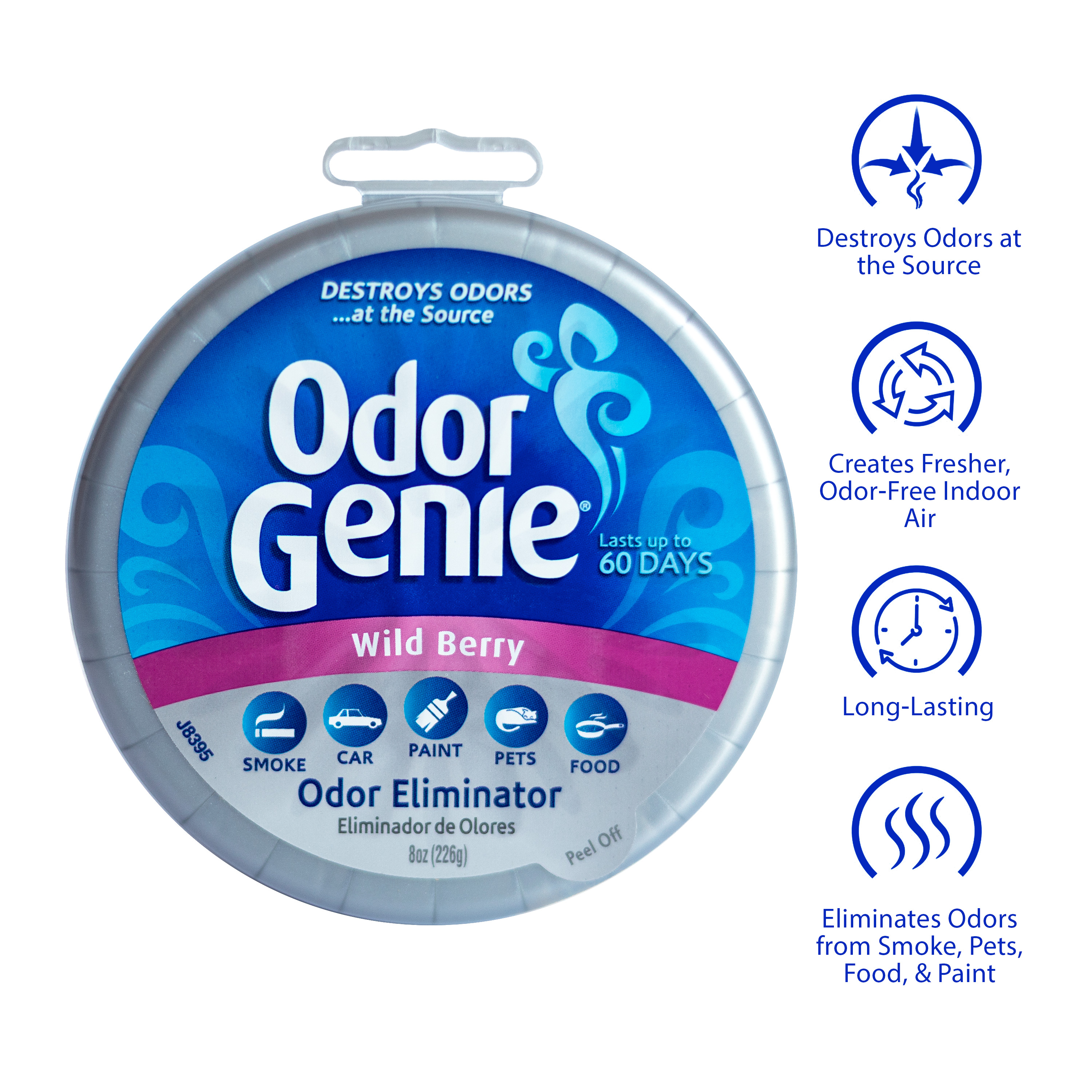 Odor Genie Odor Eliminator with Lavender Vanilla Fragrance, 8 oz. - image 3 of 9