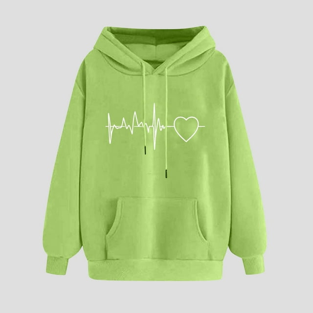 ZMFXJPE Chandails pour Femmes Chandail à Enfiler Chandails Molletonnés pour Femmes Chandail en Molleton à Enfiler pour Femmes Chandail à Enfiler pour Femmes Chandail Surdimensionné pour Femmes, Vert, TTG