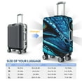 thumbnail image 4 of Gukieu Blue Viper Snake Closeup Face Print Suitcase Protective Cover, Elastic Zipper Buckle Suitcase Protective Cover, Suitable for Travel, Business Trip-Large, 4 of 7