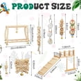 thumbnail image 2 of 10 Pcs Parrot Swing Toys & Bird Perches Platform with Ladder for Parakeet Cage Accessories, 2 of 5