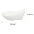 thumbnail image 4 of 4 Pcs Ceramic Spoon Rests Practical Kitchen Utensil Holder Spoon Racks, 4 of 10