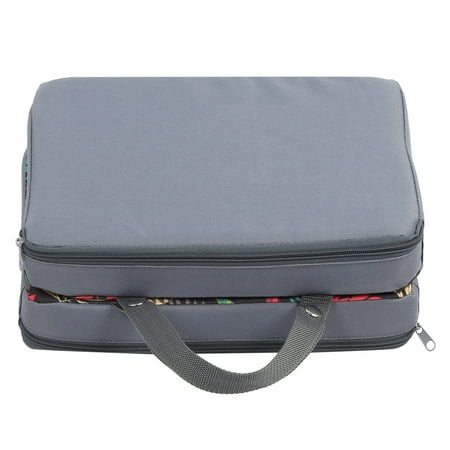 

Knee Pad Comfortable Light Weight Waterproof Small Size Kneeling Pad Water-Resistant For Gardening Household Chores Gray + Flower Pattern Splicing