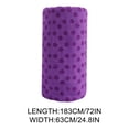 thumbnail image 4 of 24.8 x 72in Yoga Mat with Towel and Storage Bag, Sweat Absorption and Stain Prevention for Daily Indoor and Outdoor Sports(Purple), 4 of 6