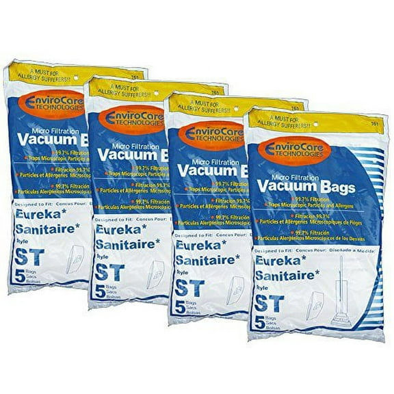 EnviroCare 20 Sanitaire Eureka Style ST 63213A Canister Vacuum Cleaner Bags Expr
