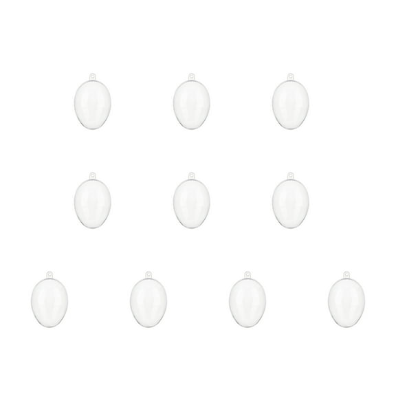 Acahhotxx Candy Jar, 10Pcs Transparents Candy Jar for Party Decorations Clear Canister for Storing Sweets and Chocolates Tabletop Ornament - Shape 6Cm