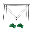 thumbnail image 2 of Almencla Boat Canopy Bimini Top Covers with Support Rod, Sun Protection Kayak Awning Boat Canopy with Base, 2 of 8