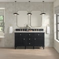 thumbnail image 2 of James Martin Vanities 424-V60d-Fejp Lorelai 60" Free Standing Double Basin Hardwood Vanity, 2 of 7