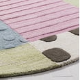 thumbnail image 3 of SAFAVIEH Kids Roxanne Geometric Shapes Area Rug, Blue/Pink, 6' x 6' Round, 3 of 6