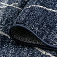 thumbnail image 6 of Contemporary 2x8 Area Rug (2'3'' x 7'3'') Geometric Navy, Cream Indoor Runner Easy to Clean, 6 of 10