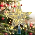 thumbnail image 4 of Christmas Decoration Christmas Tree Topper LED Lighted Star Topper 5-Point Star RGB Night Light Treetop Battery Light for Christmas Tree Decoration for Holiday Party Gift Decorations, 4 of 8