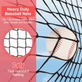 thumbnail image 4 of Red de práctica de béisbol AOLIGEIJS 183 x 183 cm con tee y zona de strike, 4 of 9
