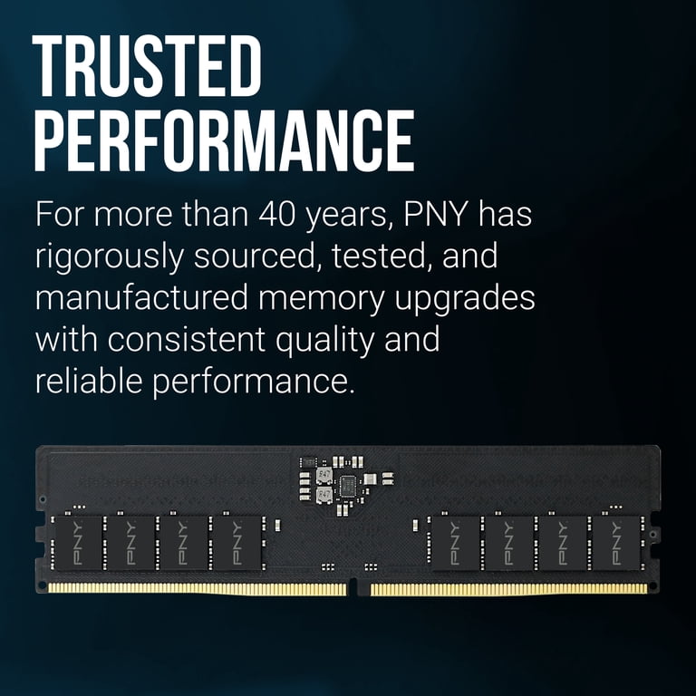 PNY Performance 8GB (1x8GB) DDR5 RAM 5600MHz (PC5-44800) - CL46