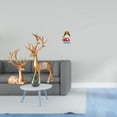 thumbnail image 2 of Escultura de ciervo, estatua de resina, adorno de pareja de renos, estatua de madre, decoración de mesa, artesanía única, adecuada para regalar en cas, 2 of 8