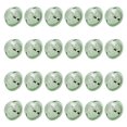 thumbnail image 1 of Ouitble Campanas de Navidad, 24 Piezas de cascabeles Verdes de 40 mm con diseño de Pentagrama Hueco para Hacer Bricolaje, Campanas esmeriladas de Navidad de Hierro para llaveros artesanales, 1 of 5