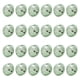 thumbnail image 2 of 24 Uds cascabeles verdes 40mm diseño de pentagrama hueco DIY hacer campanas esmeriladas de hierro para Navidad para llaveros artesanales, 2 of 5