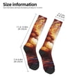 thumbnail image 2 of Cauagu Red And White Fire Bird Print Women's Men's Ankle Socks 1-pack Casual Athletic Socks for Unisex Adult Moisture-Wicking Socks for Daily Wear/Running/Sport, 2 of 8