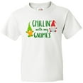 thumbnail image 3 of Inktastic Chillin' with My Gnomes Youth T-Shirt, 3 of 5