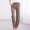 Khaki, variant on Drovellove Women's High Waisted Wide Leg Trousers - Cotton Linen Loose Fit Pants with Drawstring and Side Pockets for Vacation, Yoga, or Casual Daily Outfits