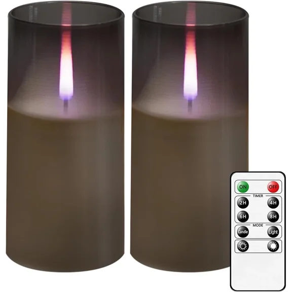 Flameless Candles Upgraded Realistic Flickering Flame Led Candles,Battery Operat