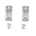 thumbnail image 4 of LEEYNEER 2 Pcs Latch Lock Barrel Bolt Security Sliding Safety Door Silver, 4 of 8