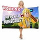 thumbnail image 4 of Roblox Virtual World Series, toalla de playa Rectangular con impresión Digital 3D, Toalla de baño sin arena, regalo creativo, 80x160CM, 4 of 4