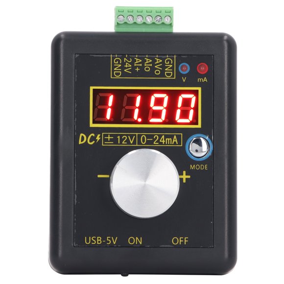 Generador De Señal, Botones De Galvanoplastia Generador De Señal Portátil Alta Practicidad 0 A 24 MA -12 V A +12 V Para Ajuste De Válvula