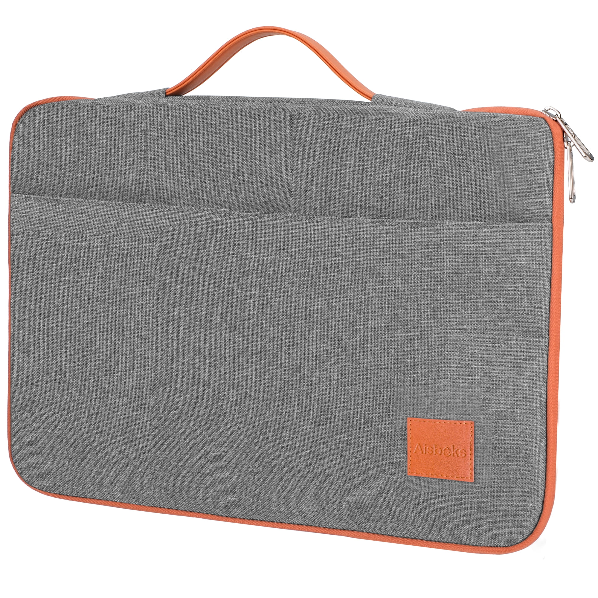 15.6''-17''Laptop Case,Laptop Sleeve 16'',Zipper Laptop Bag,Wear Resistance,Shockproof Soft Padded Cover Carrying Computer Bag,Gray