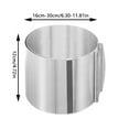 thumbnail image 2 of Adjustable Cake Ring 6 To 12 Inch:Stainless Cake Rings For Baking Telescopic Round Ring For Cakes Bread Cookies Chocolate Baking Extra High Different Height Dimensions, 2 of 3