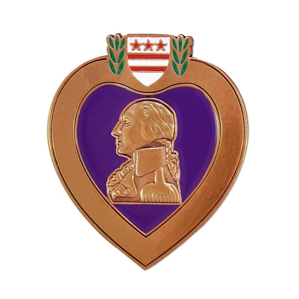 PinMart's Purple Heart Veteran Medal Military Enamel Lapel Pin